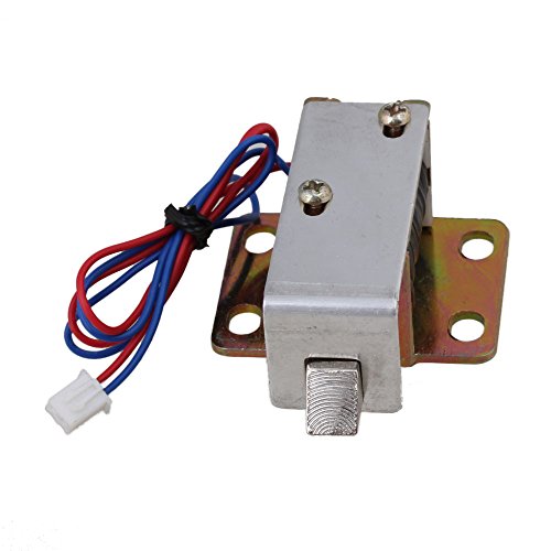 BQLZR Schranktür Elektroschloss Montage Solenoid DC 12V 0.6A TFS-A12 Quadrat Kegel Latch