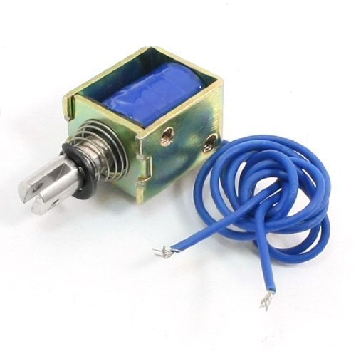 sourcingmap® DC 12V 4N 10mm Hub offenem Rahmen Elektromagnetische Hubmagnet de