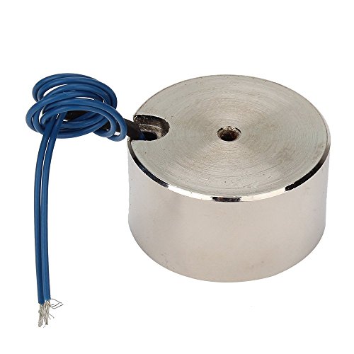 WEONE Ersatz Leistungsstarke Metall 10W 50kg Hubmagneten Halten Elektromagnet 12V DC 500N